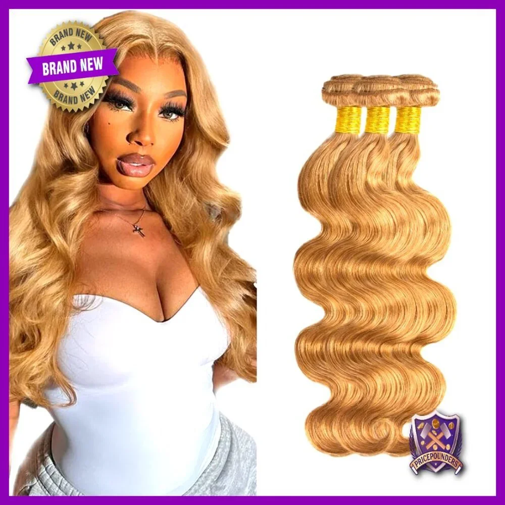 Brazilian Virgin Human Hair Extensions 3 Bundles 20 Inch Body Wave